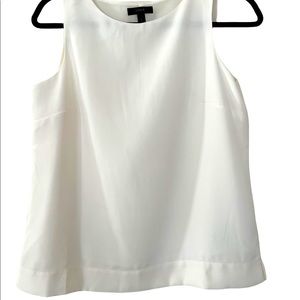 J. Crew Sleeveless Top. Lined. Cream. Size 2. NWOT